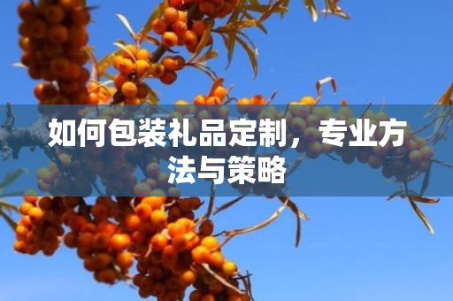 如何包装礼品定制，专业方法与策略